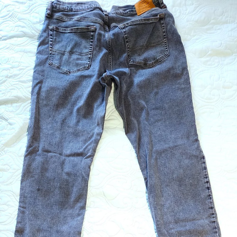 Lucky Brand 121 Slim Straight Men's Pants Denim Straight Leg Jeans
